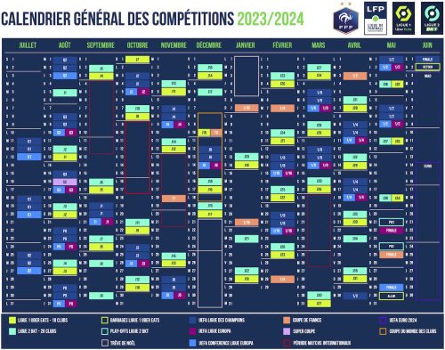 Calendrier GÉnÉral Des CompÉtitions Saison 2023 2024 Nordsports Mag