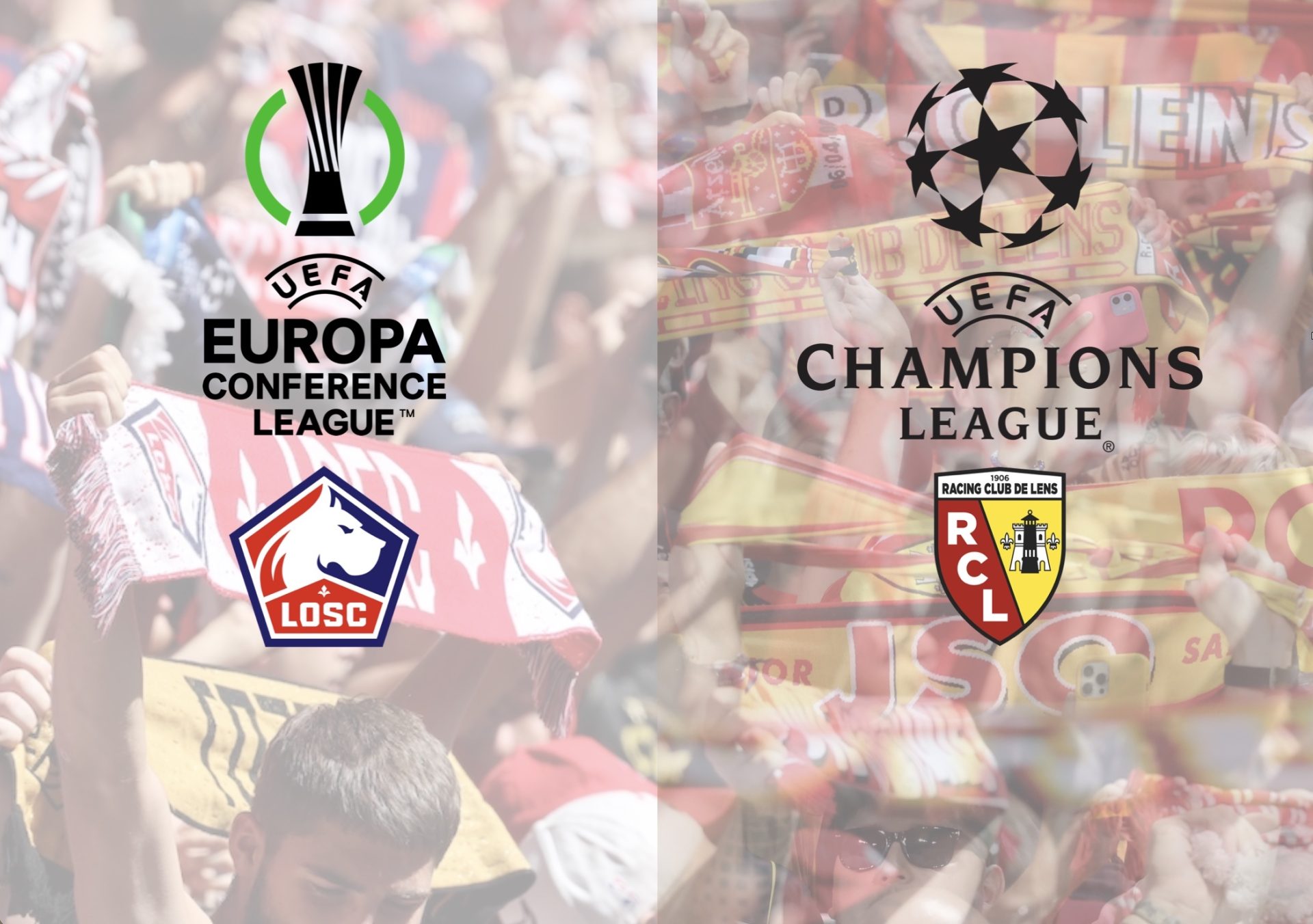 CALENDRIERS LIGUE DES CHAMPIONS RC LENS EUROPA CONFERENCE LEAGUE LOSC